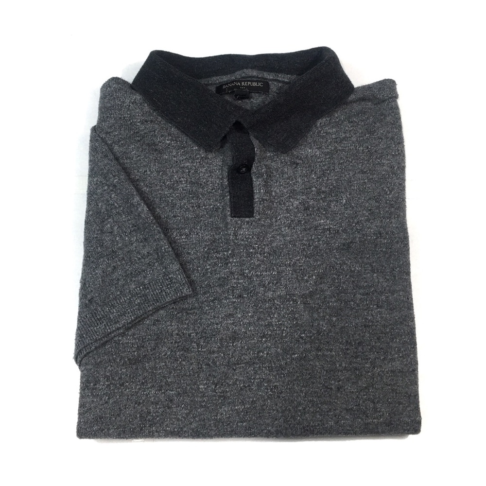 🇺🇸PO147 Banana Republic Designer Polo Shirt M